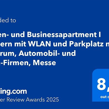 Ferien- Und Businessapartment I Modern Mit Wlan Und Parkplatz Nahe Zentrum, Automobil- Und Tech-Firmen, Messe Renningen Luaran gambar